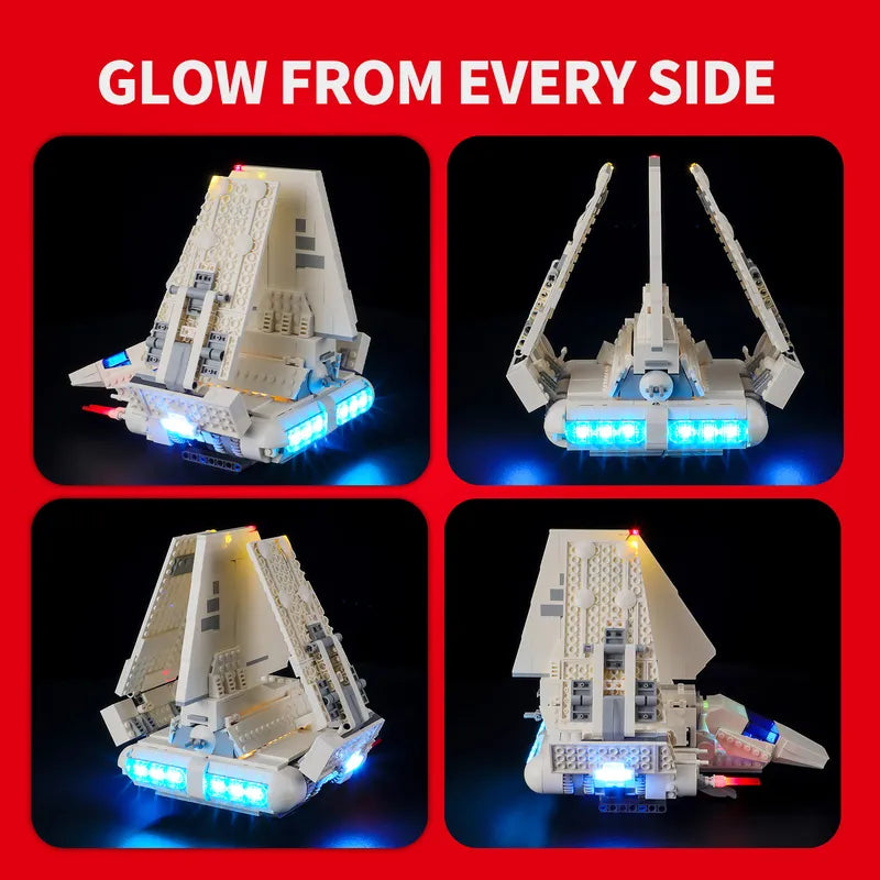 Light kit for Imperial Lambda-Class Shuttle 75459 | Briksmax 2.0