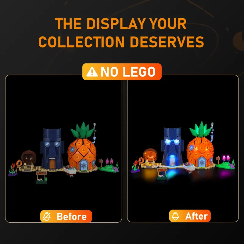 Light Kit for SpongeBob SquarePants: Bikini Bottom 11386  - Lightailing【Not Final Price｜Coming Soon】