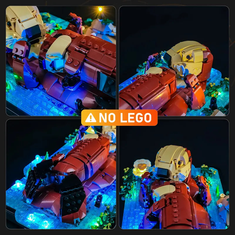 Light Kit for Floating Sea Otters 21366 - Lightailing