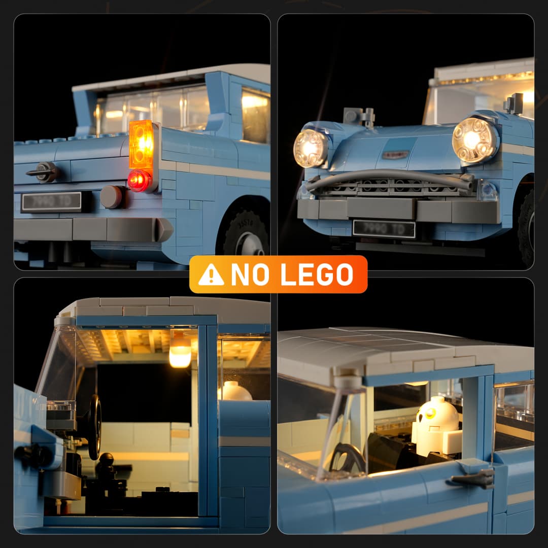 Light Kit for Enchanted Flying Ford Anglia 76470 - Lightailing