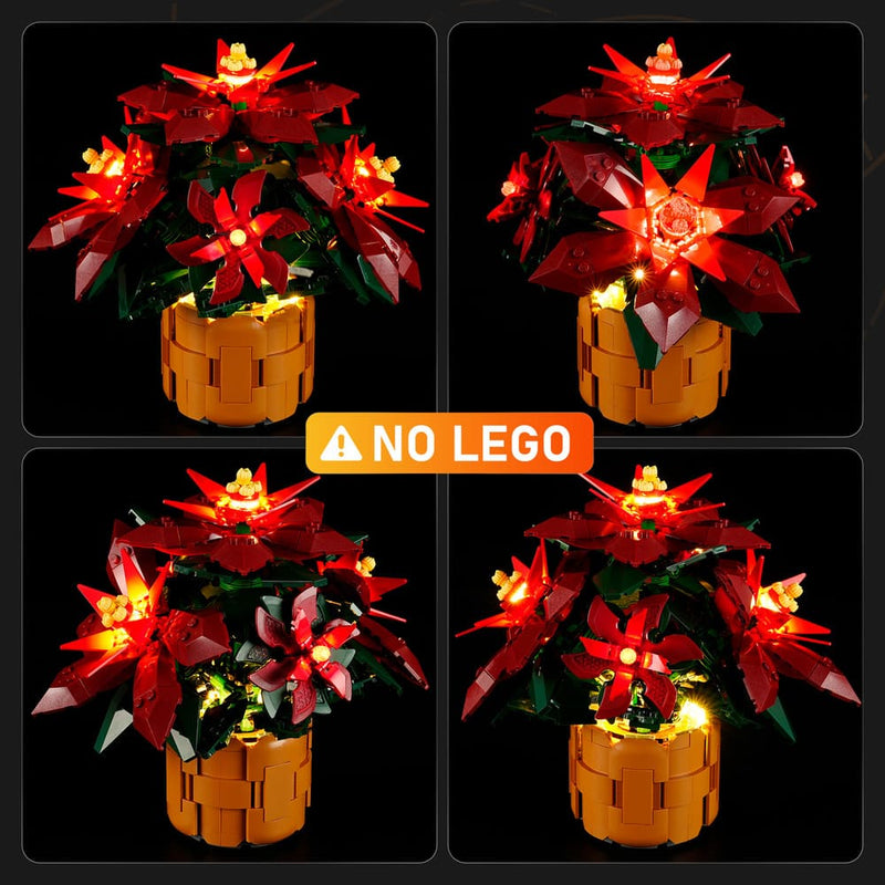 Lightailing Light Kit For LEGO Poinsettia 10370 | Lightailing