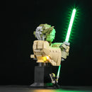 Light Kit for Yoda Bust 75438-Briksmax 2.0（Wave Sensor Control）