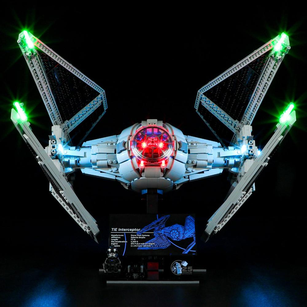 Beleuchtungsset für UCS TIE Interceptor 75382 - Briksmax 2.0