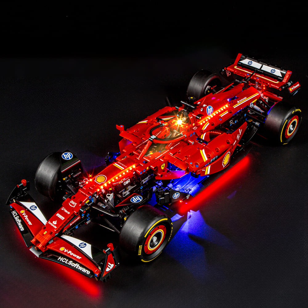 Lightailing Light Kit For LEGO Ferrari SF-24 F1 Car 42207 - 17