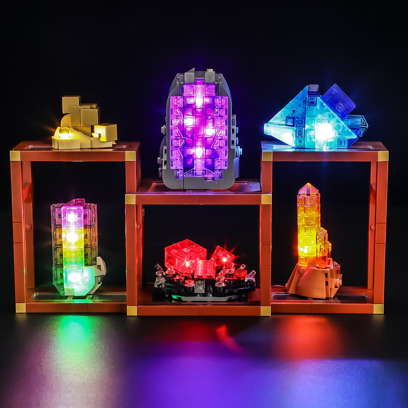 Kit d'éclairage pour collection de minéraux 21362 - Lightailing【Prix non définitif｜Bientôt disponible】