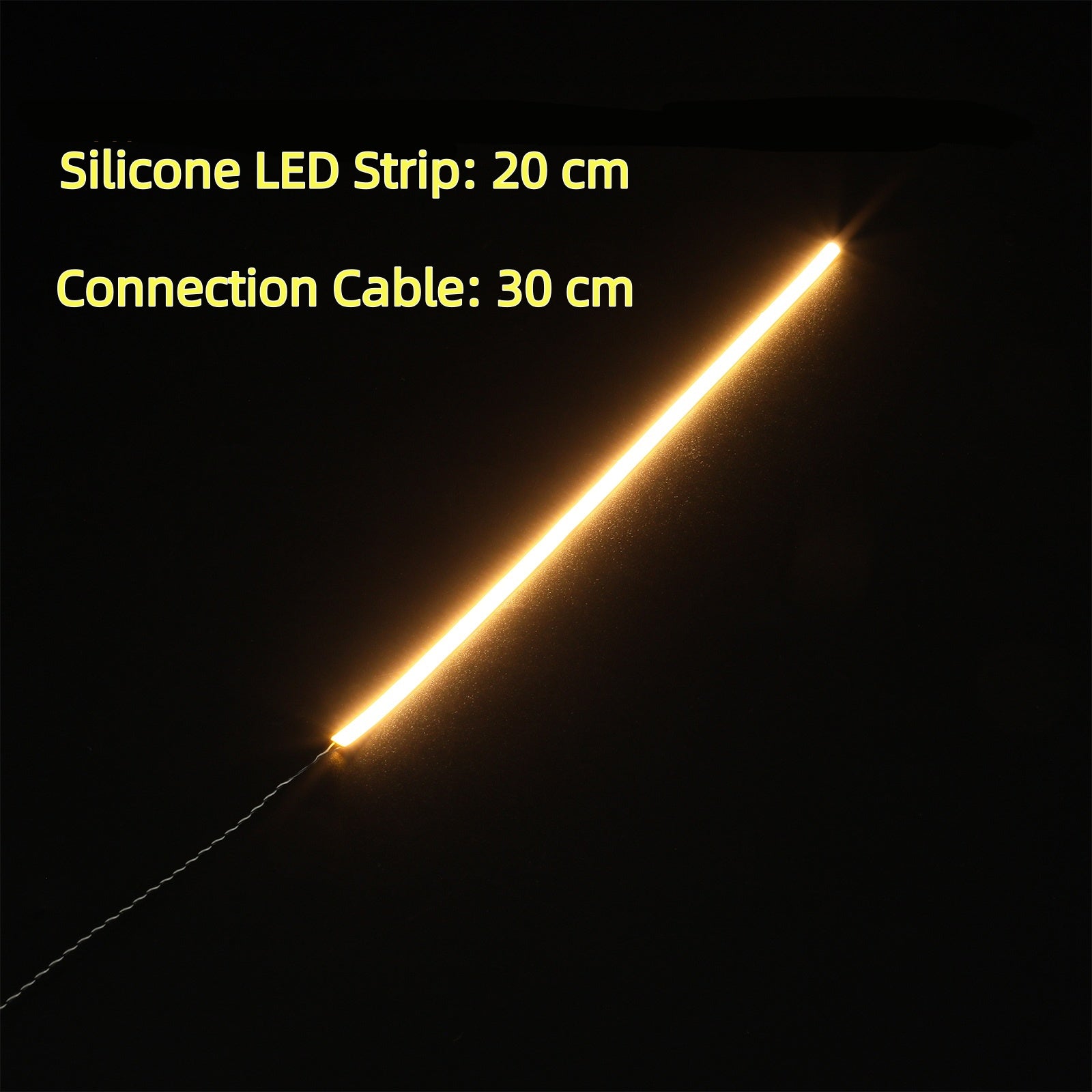 Bande lumineuse en silicone (plusieurs couleurs) – Version 2.0