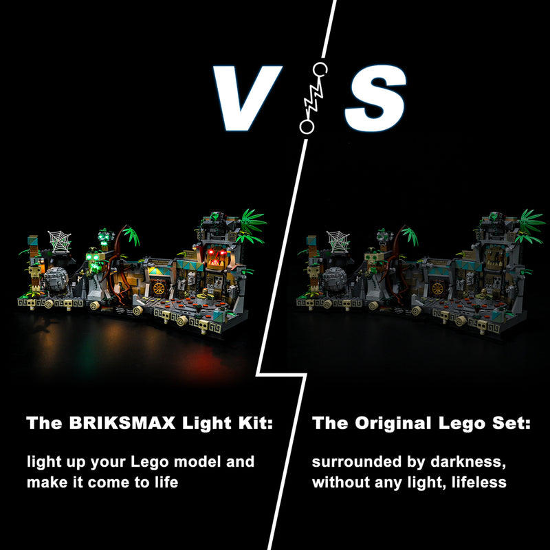 Briksmax Light Kit For LEGO Temple of the Golden Idol 77015