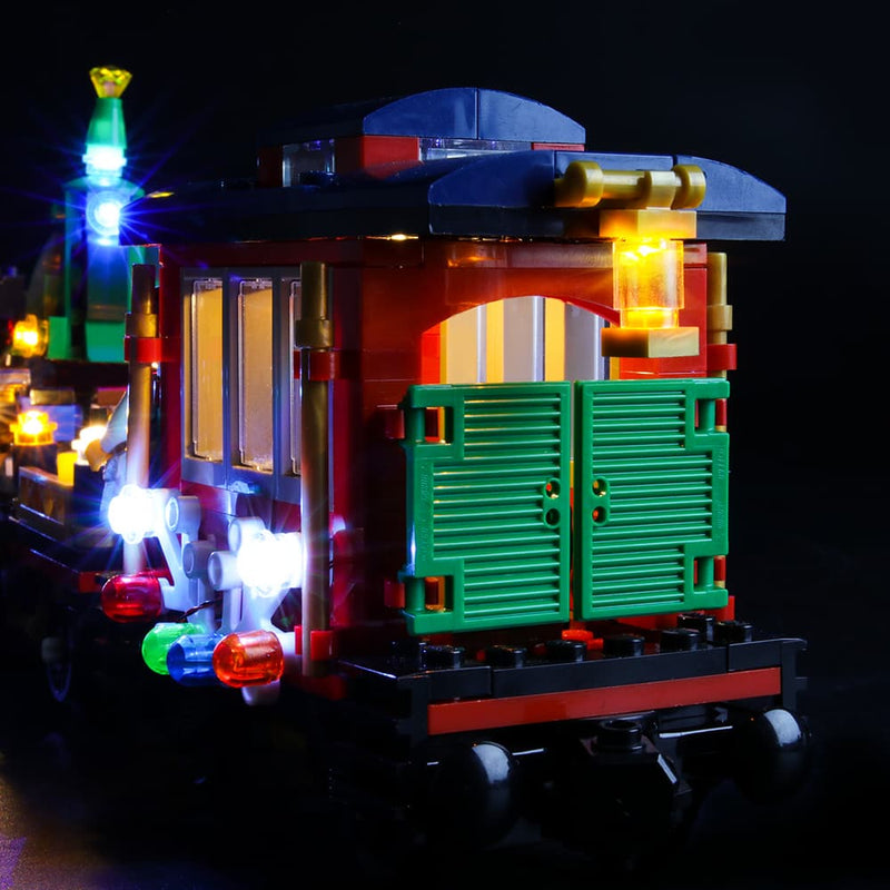 Light Kit For Winter Holiday Train 10254-Briksmax