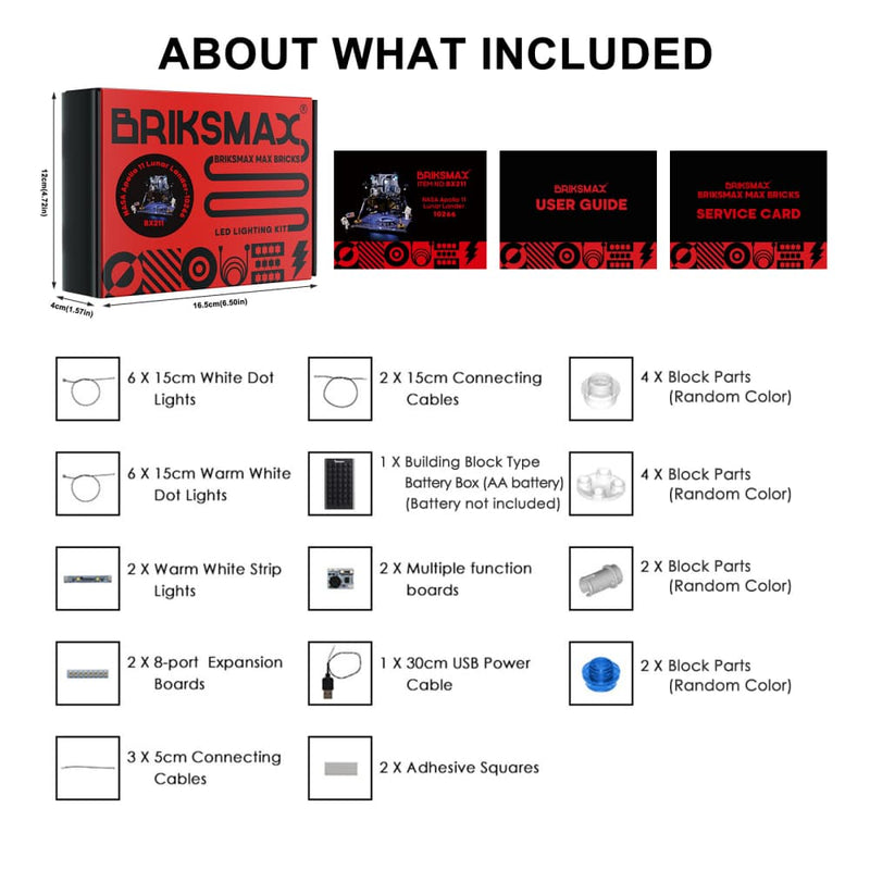 Lichtset für NASA Apollo 11 Lunar Lander 10266