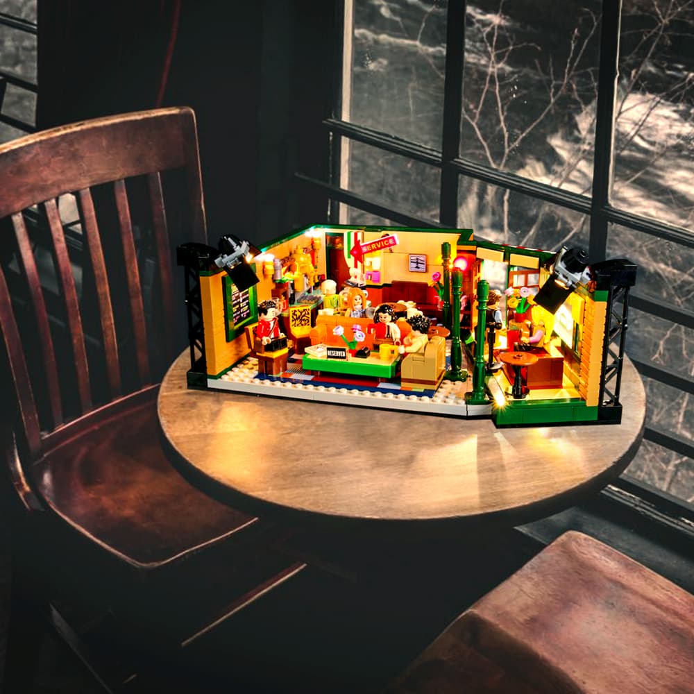 Kit d'éclairage pour amis Central Perk 21319-BriksMax