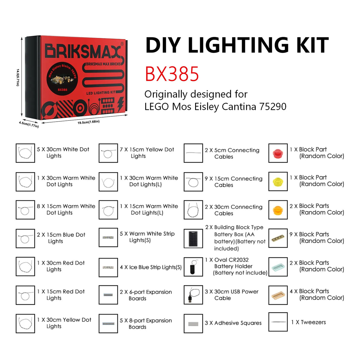 DIY Mega Pack – Lighting Kits for LEGO Builds