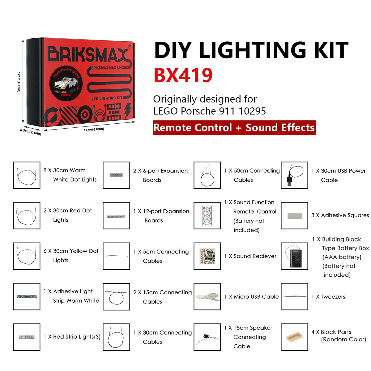 DIY Special Features Pack – Lighting Kits for LEGO Builds