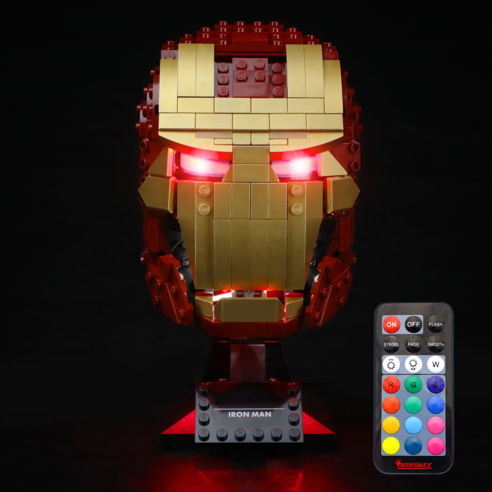 Beleuchtungsset für Iron Man Helm 76165 (mit Fernbedienung)