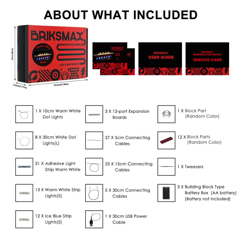 Beleuchtungsset für Ultimate Millennium Falcon 75192