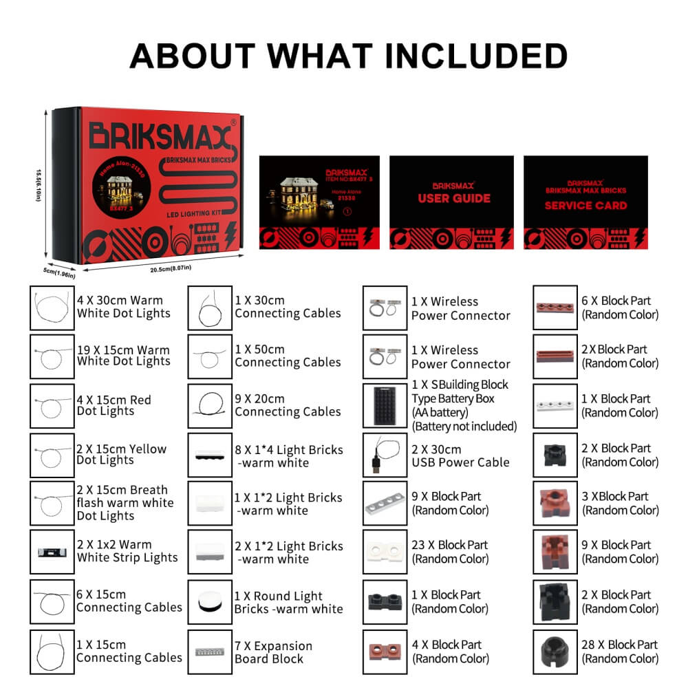 Light kit for Home Alone 21330 - Briksmax 2.0