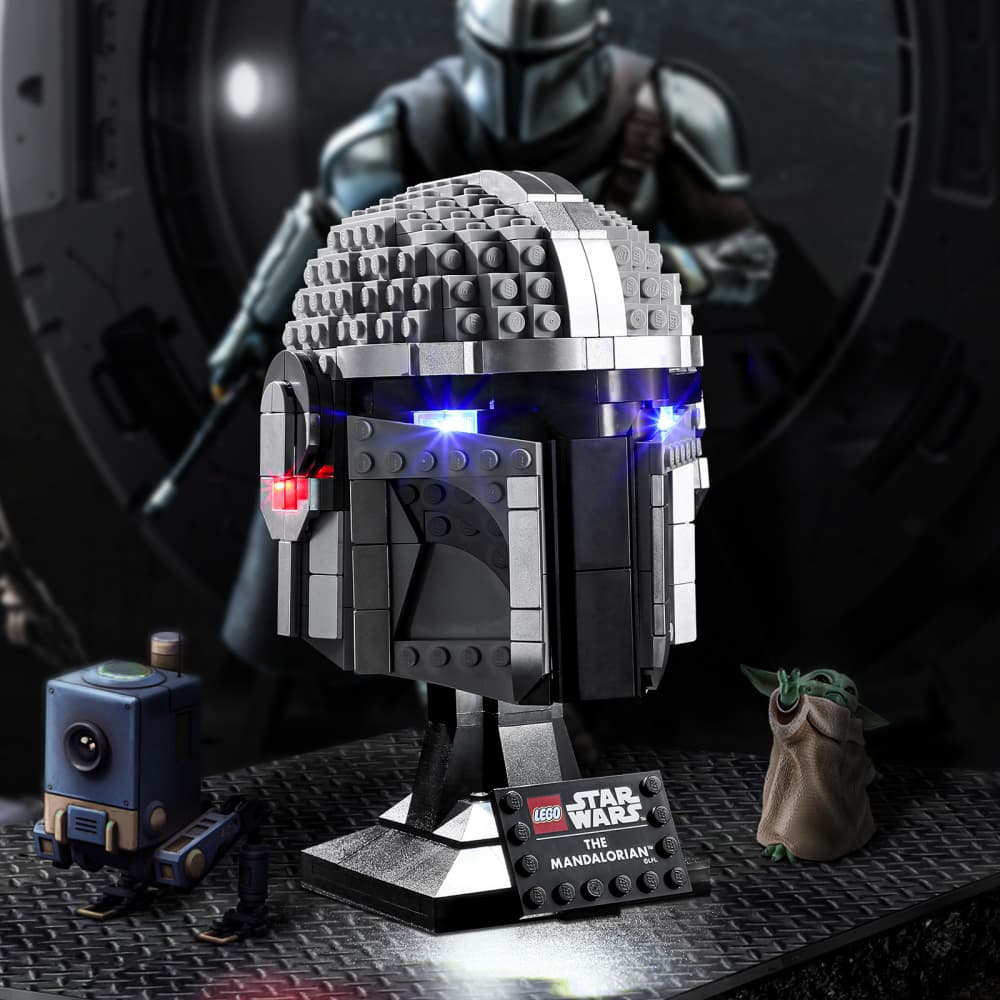 Light Kit for The Mandalorian Helmet 75328-Briksmax