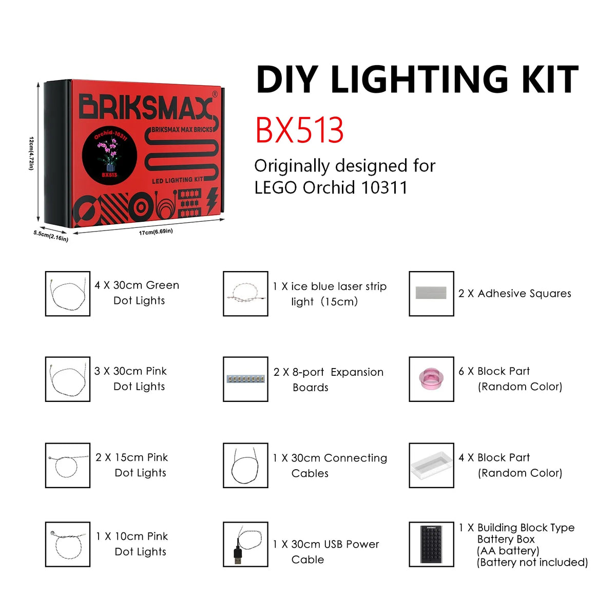 DIY Creator Pack – Lighting Kits for LEGO Builds