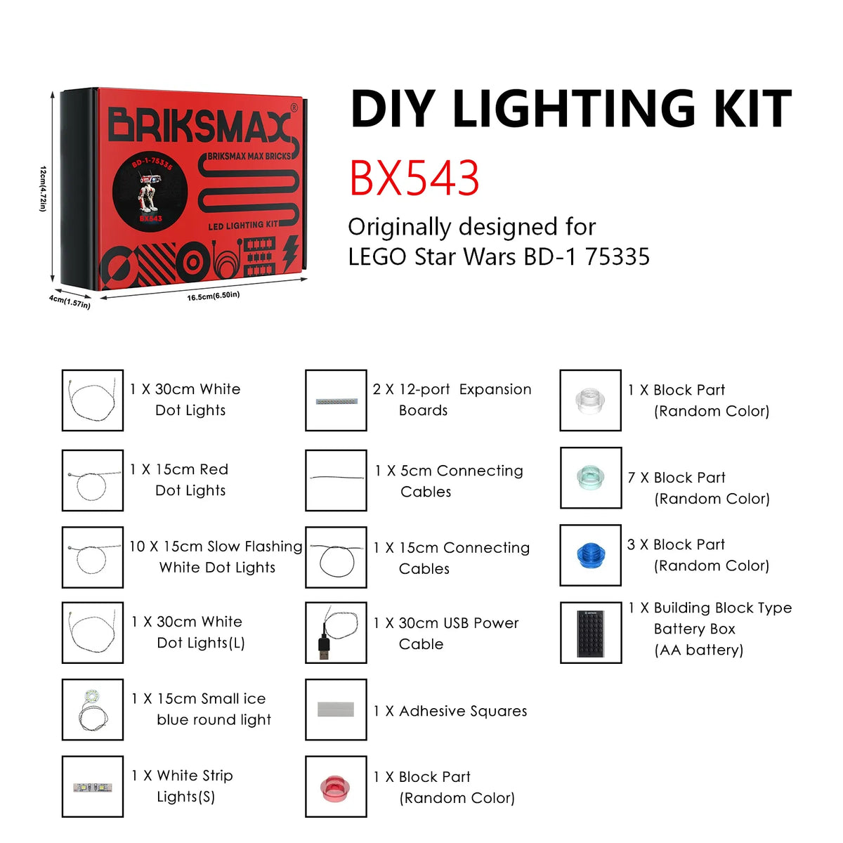 DIY Builder Pack – Lighting Kits for LEGO Builds