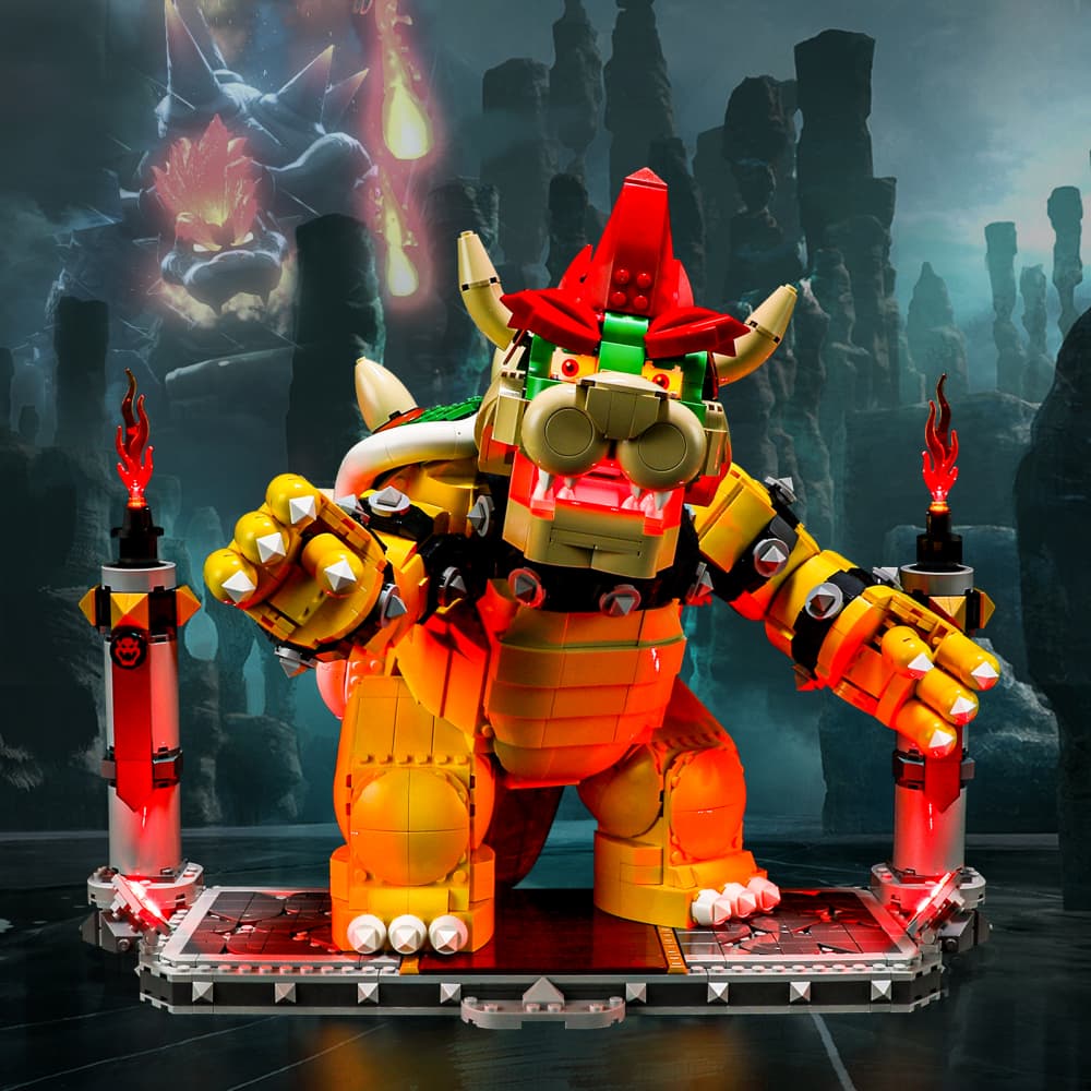 Light kit for The Mighty Bowser 71411-Briksmax(Remote Version)