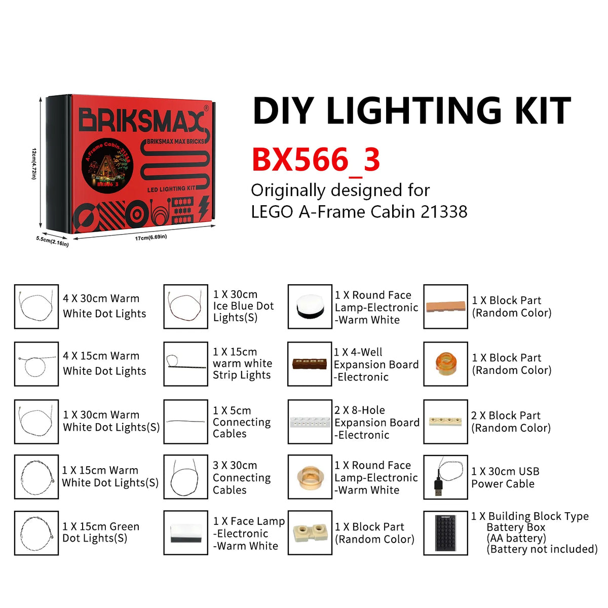 DIY Builder Pack – Lighting Kits for LEGO Builds