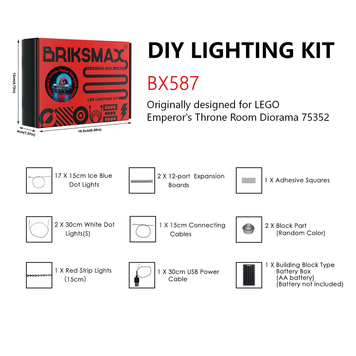 DIY Builder Pack – Lighting Kits for LEGO Builds