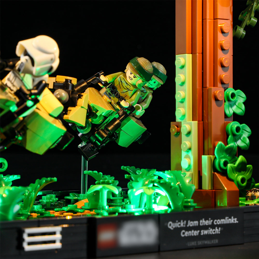 Briksmax Light Kit für Endor™Speeder Chase Diorama 75353