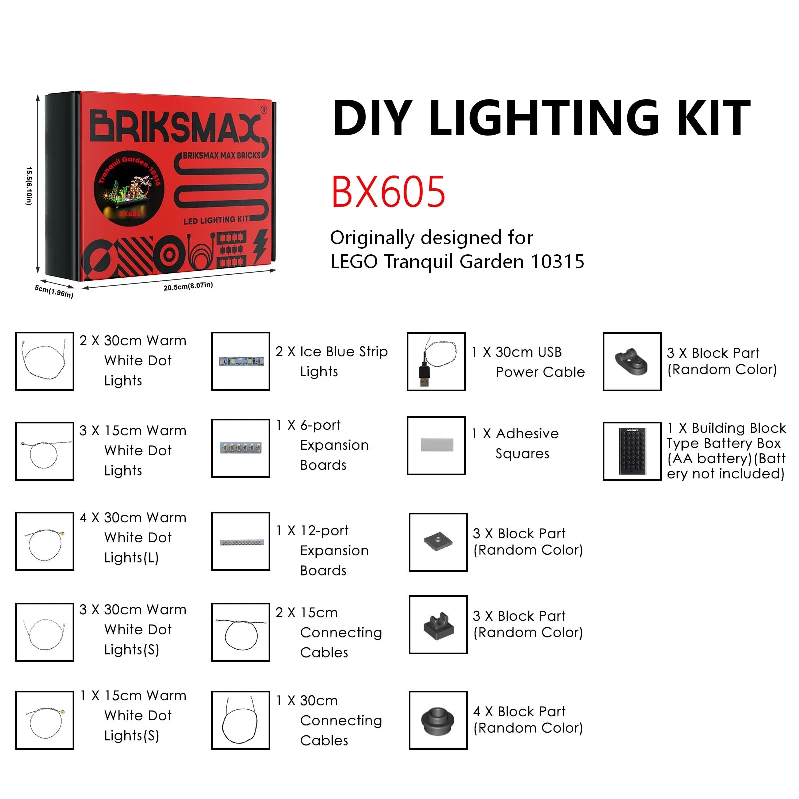 DIY Builder Pack – Lighting Kits for LEGO Builds