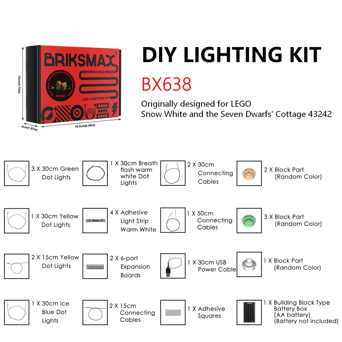 DIY Builder Pack – Lighting Kits for LEGO Builds