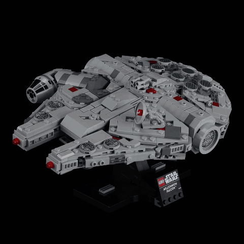 Beleuchtungsset für Millennium Falcon 75375-Briksmax 2.0 (Wellen-Sensor-Steuerung)