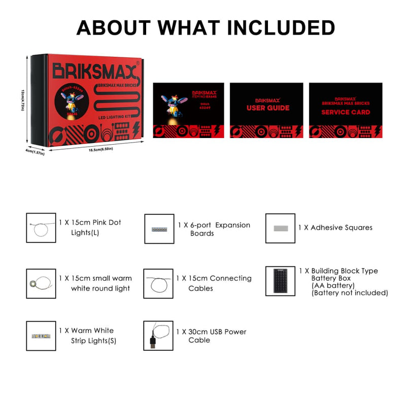 Beleuchtungsset für Stitch 43249-Briksmax