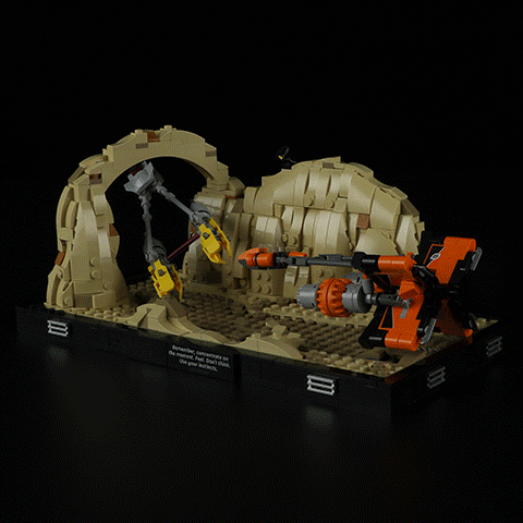Beleuchtungsset für das Mos Espa Podrace Diorama 75380-Briksmax