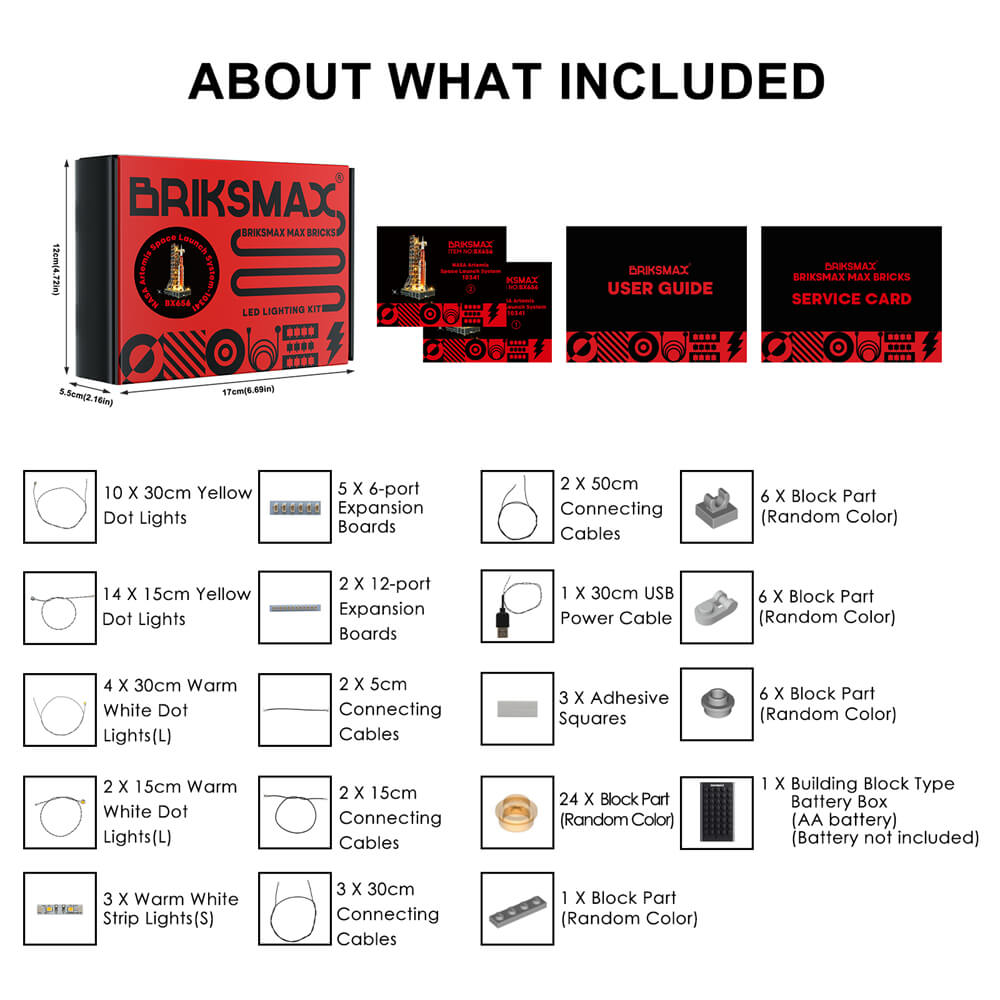 Light Kit For Artemis Space Launch System 10341 -Briksmax