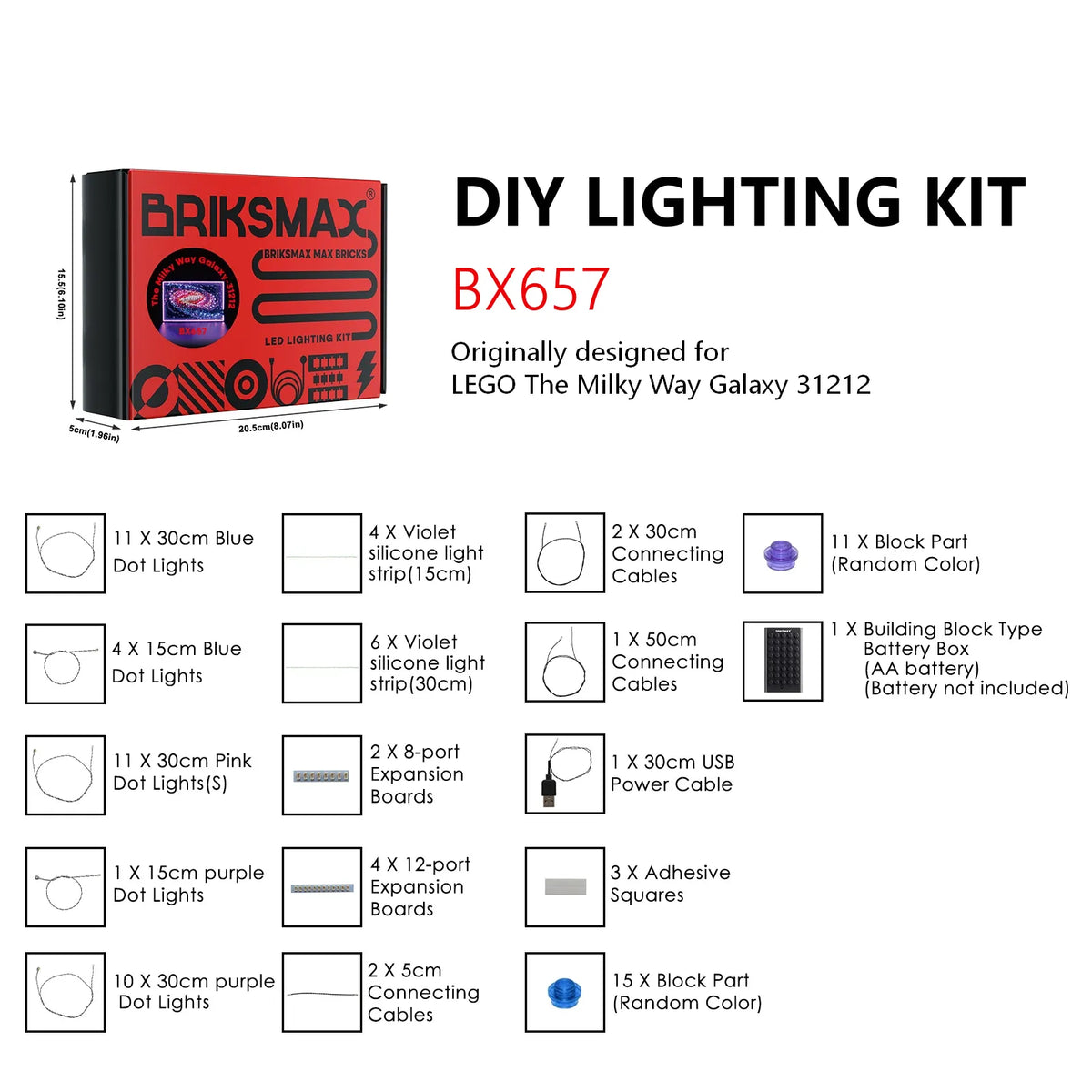 DIY Mega Pack – Lighting Kits for LEGO Builds