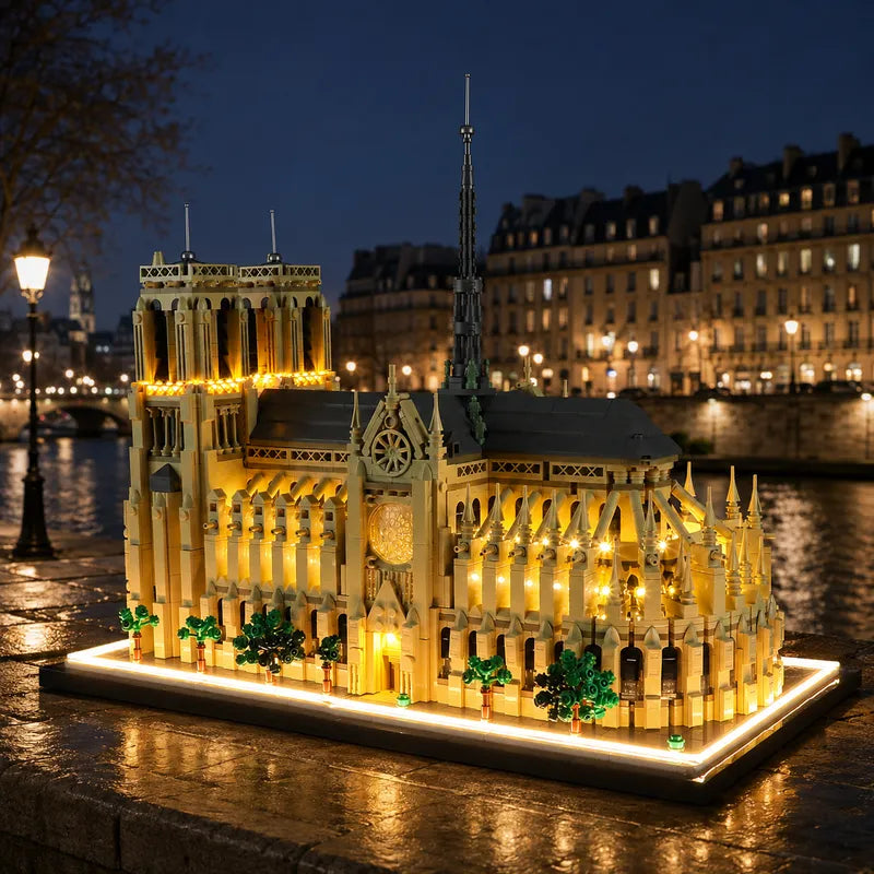 Light Kit For Notre-Dame de Paris 21061-Briksmax