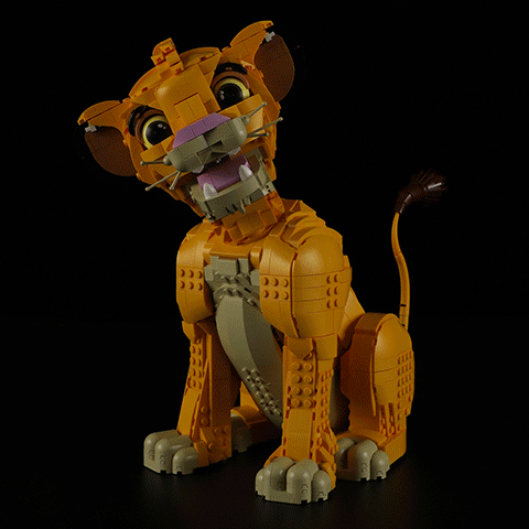 Lichtset für den jungen Simba, den König der Löwen, 43247-Briksmax