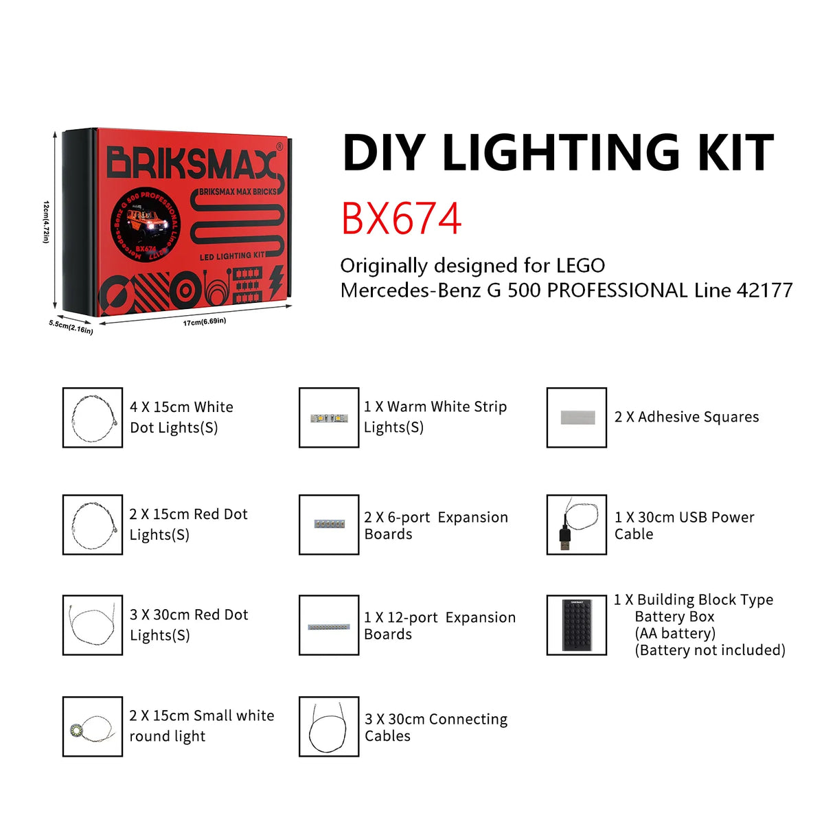 DIY Builder Pack – Lighting Kits for LEGO Builds