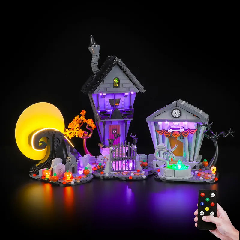 Remote Light kit for Disney Tim Burton's The Nightmare Before Christmas 21351 - Briksmax 2.0