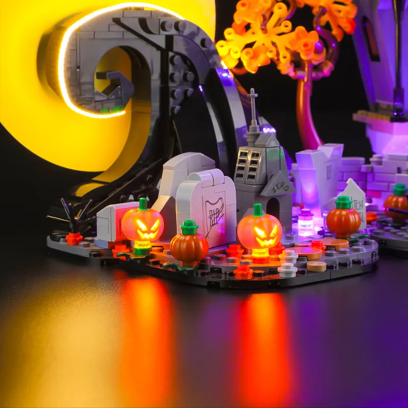 Remote Light kit for Disney Tim Burton's The Nightmare Before Christmas 21351 - Briksmax 2.0