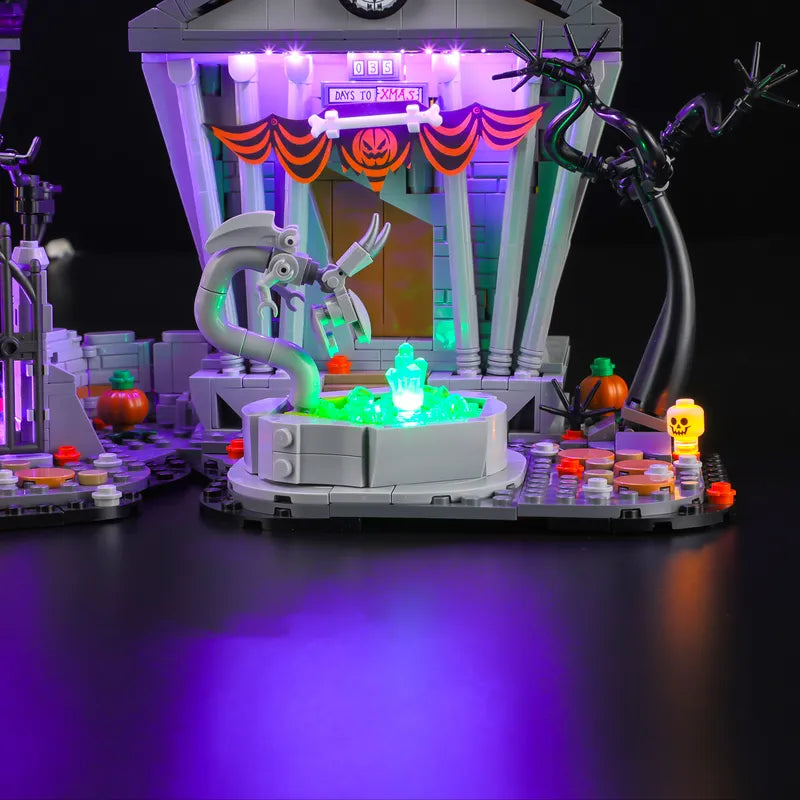 Remote Light kit for Disney Tim Burton's The Nightmare Before Christmas 21351 - Briksmax 2.0