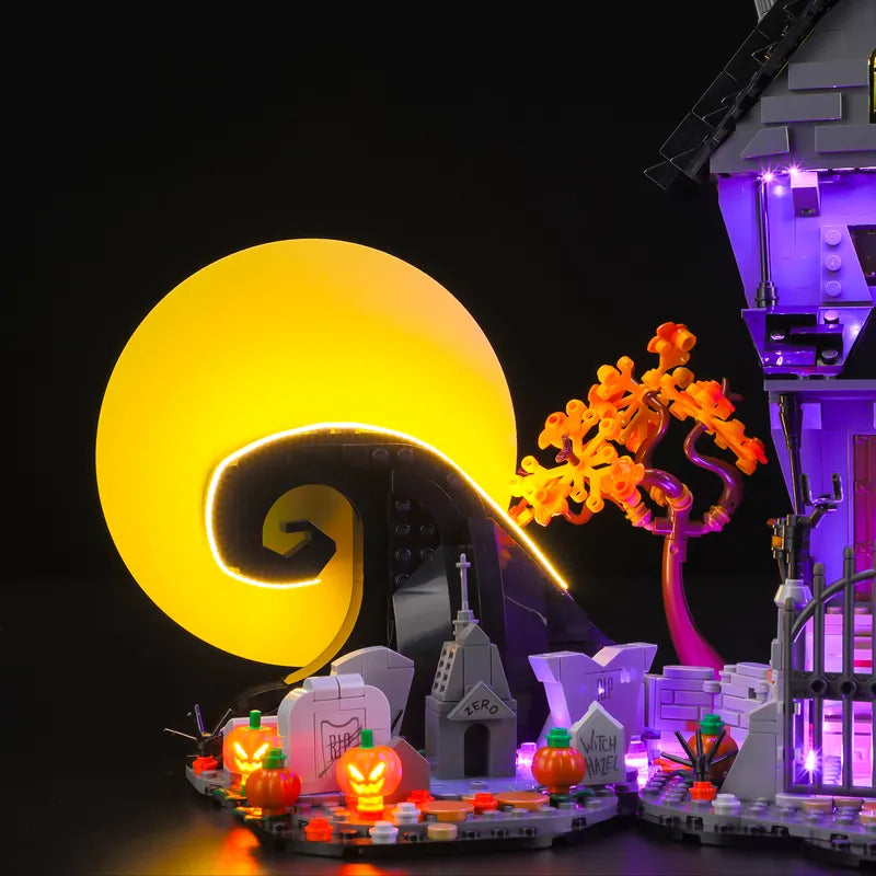 Remote Light kit for Disney Tim Burton's The Nightmare Before Christmas 21351 - Briksmax 2.0