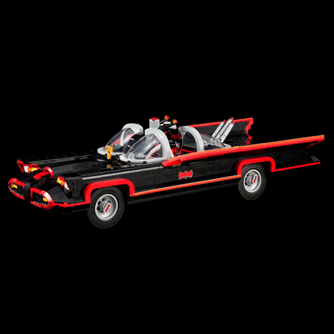 Kit d'éclairage pour Batman : La Batmobile de la série télévisée classique 76328 - Briksmax 2.0
