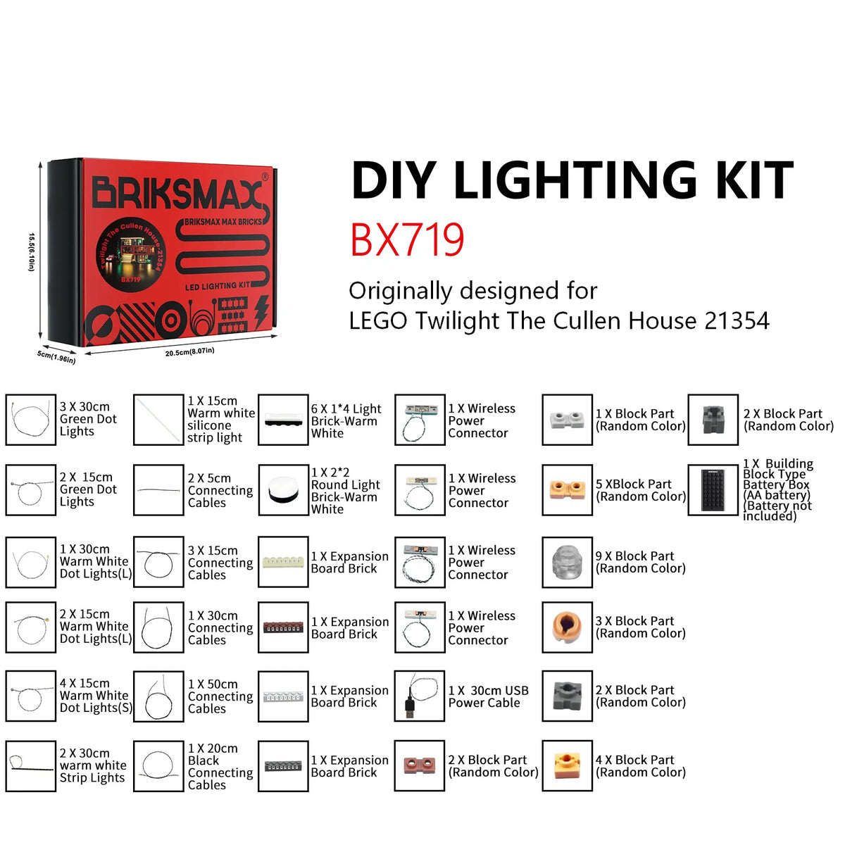 DIY Creator Pack – Lighting Kits for LEGO Builds