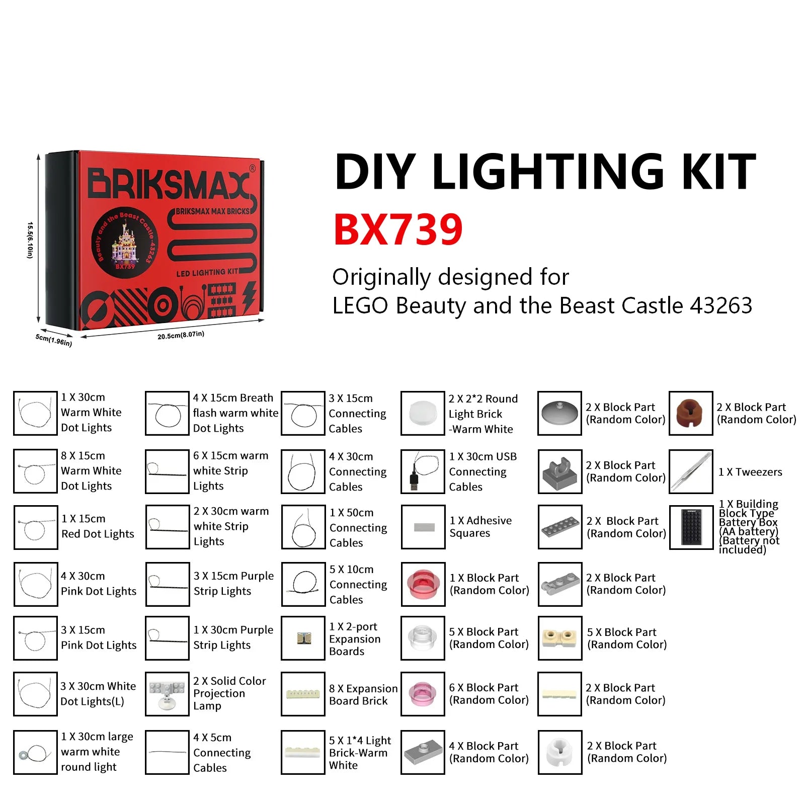DIY Mega Pack – Lighting Kits for LEGO Builds
