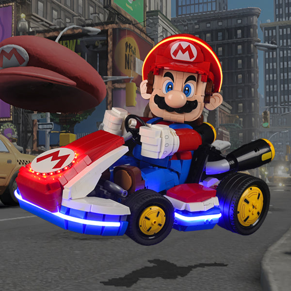 Briksmax Light Kit For Mario Kart™ – Mario & Standard Kart #72037-1