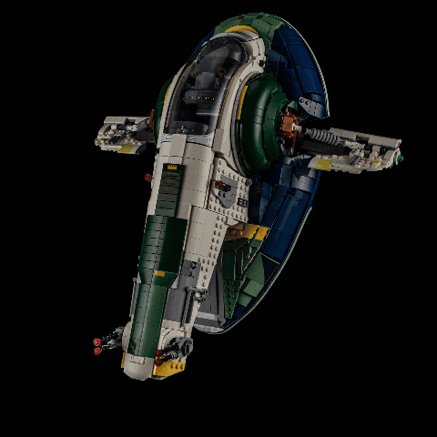 BriksMax 2.0 Light Kit For Jango Fett's Firespray-Class Starship #75409-2