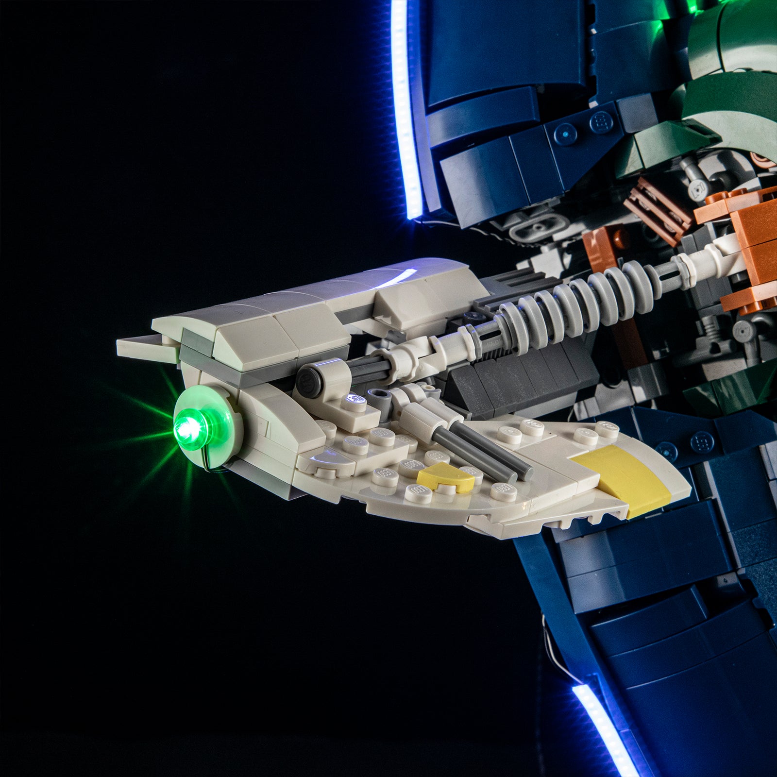 BriksMax 2.0 Light Kit For Jango Fett's Firespray-Class Starship #75409-7