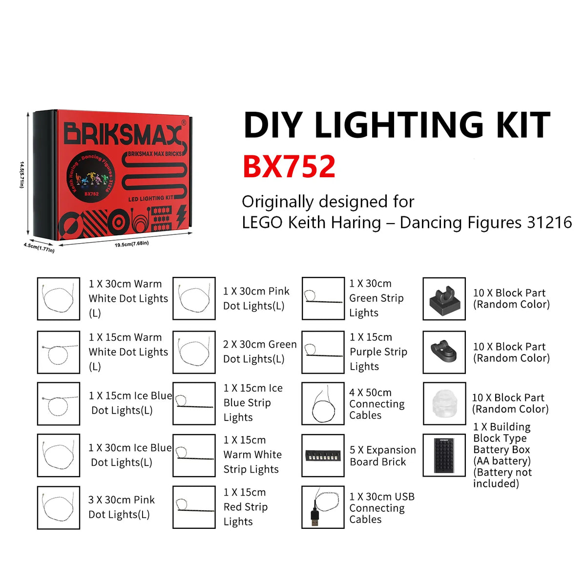 DIY Builder Pack – Lighting Kits for LEGO Builds
