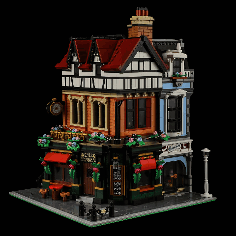 Briksmax 2.0 Light Kit For Tudor Corner 10350(Christmas Version)- 2
