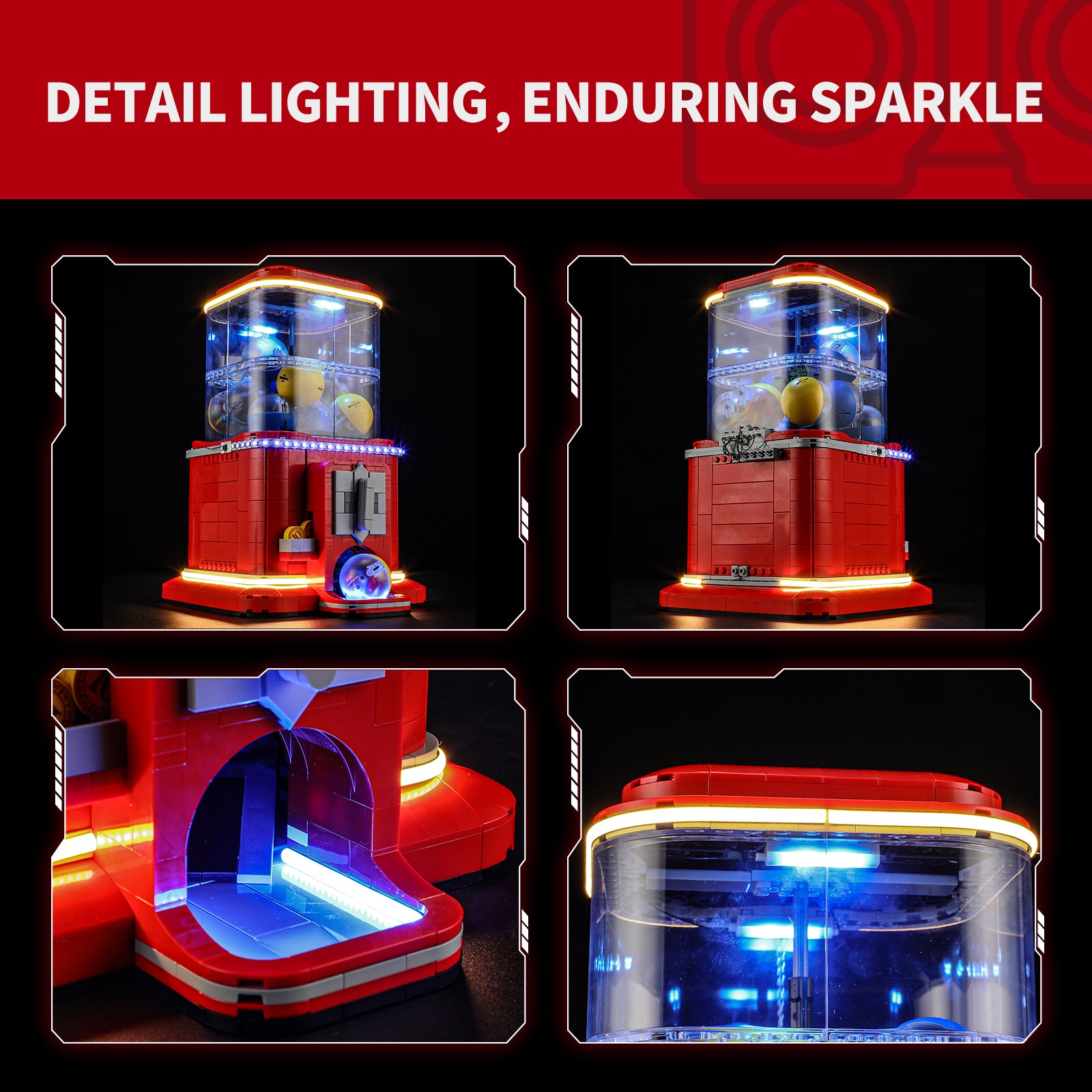 Briksmax 2.0 Light Kit For LEGO Minifigure Vending Machine #21358-13