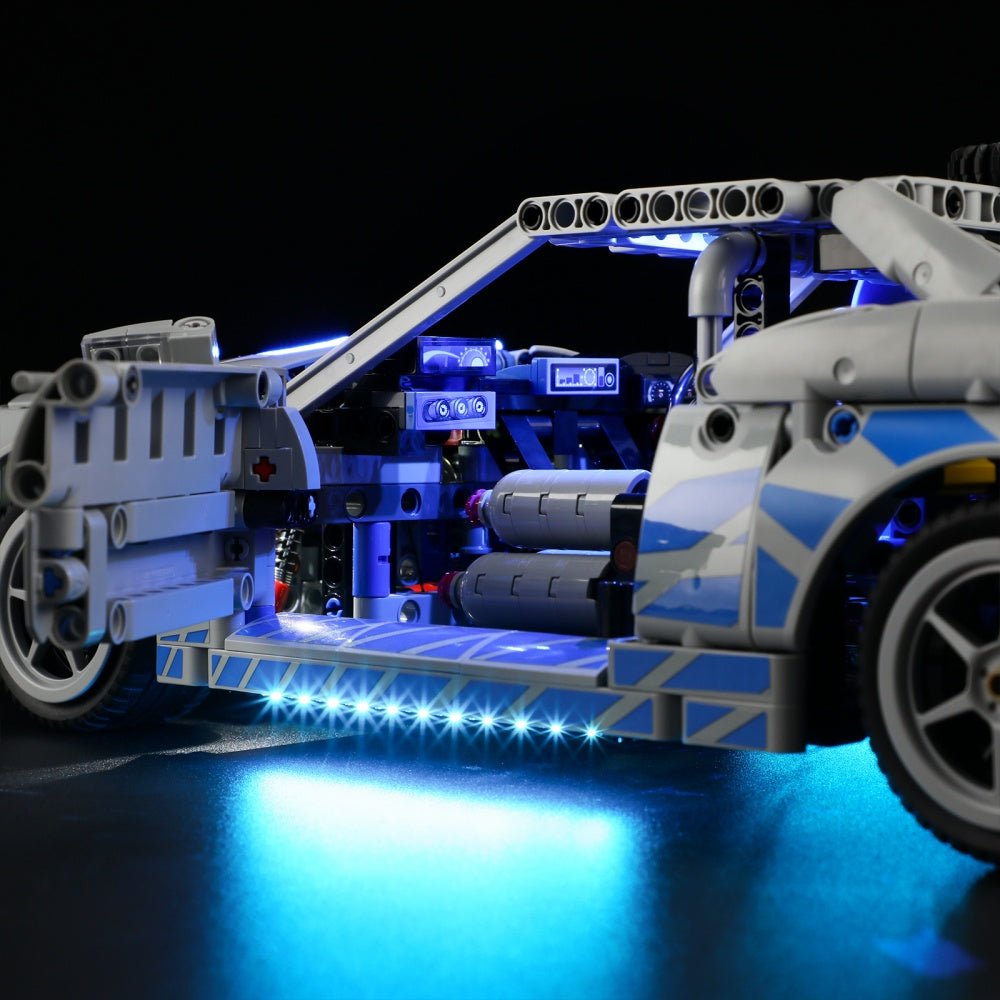 Beleuchtungsset für den Nissan Skyline GT-R (R34) aus 2 Fast 2 Furious (Auto 42210) - Briksmax 2.0